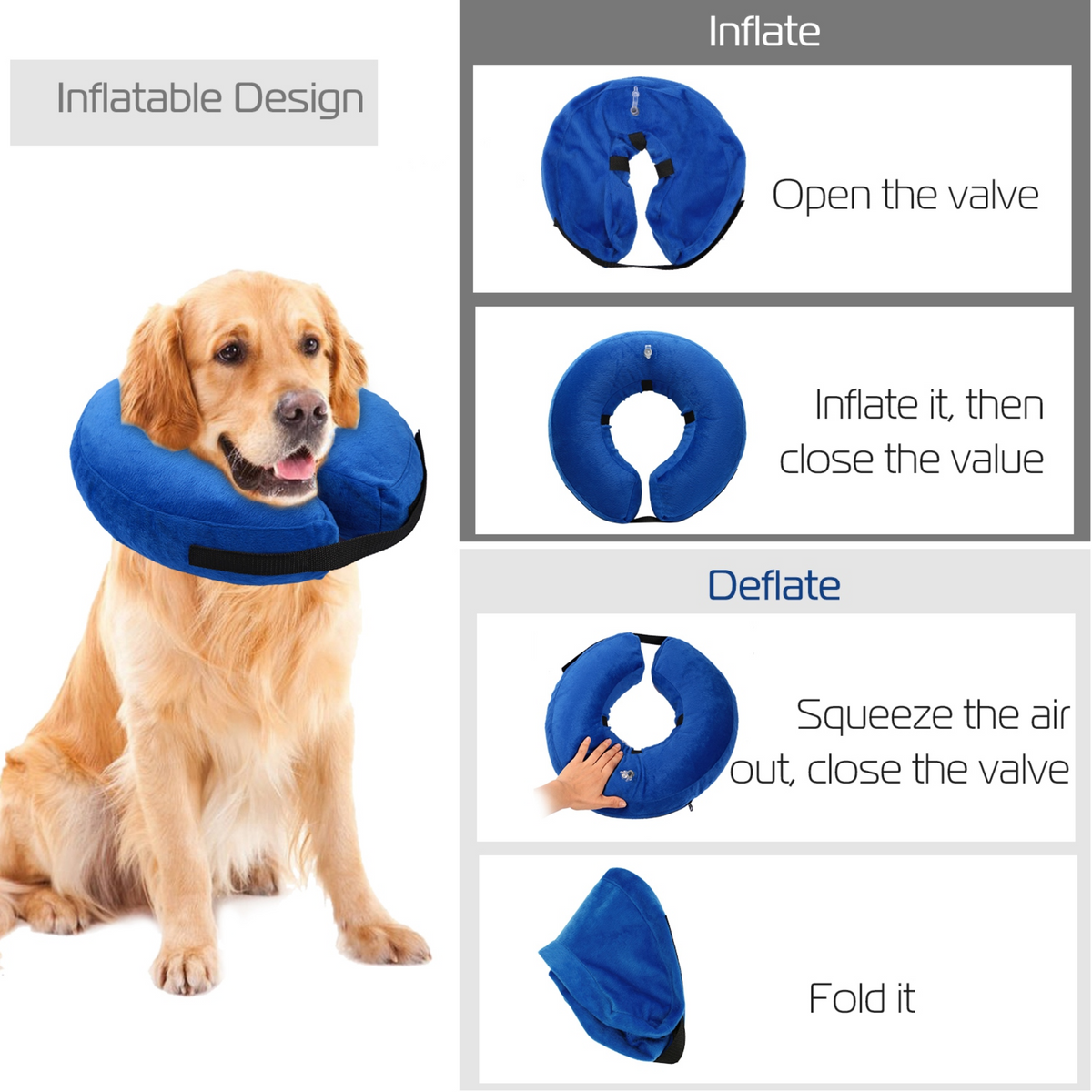 GBruno Dog Protective Inflatable Collar, photo 6 of 7