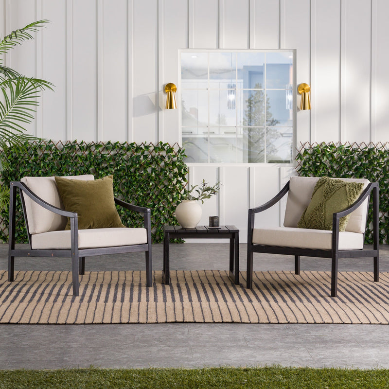 Cologne Modern 3-Piece Patio Chat Set