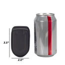 Universal Flip Phone Pouch with Belt Clip – Black Leather Case by MobilevisionUS