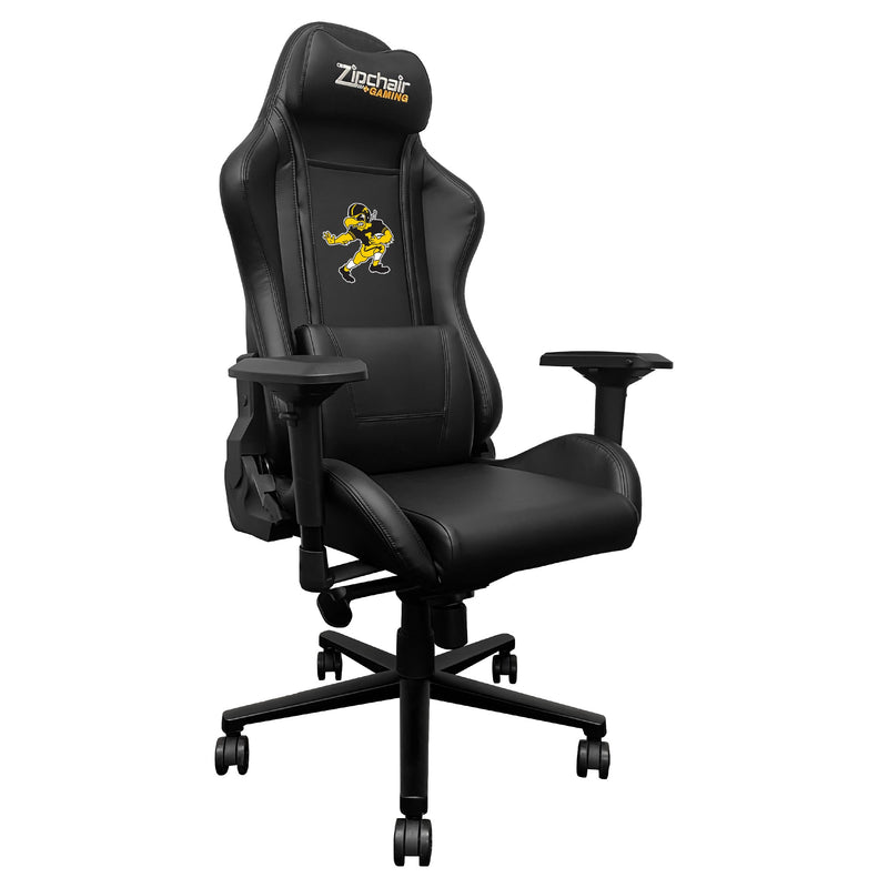 Xpression Pro Gaming Chair with Iowa Hawkeyes Football Herky Logo