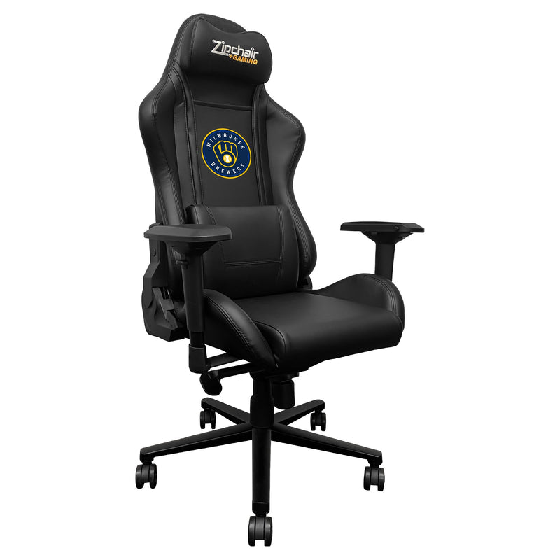 Xpression Pro Gaming Chair with Milwaukee Brewers Primary Logo