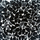 Black 11x11 Glossy Matte Multi-shaped Glass Mosaic Tile (5 pack, 4.36 sq ft/case)