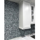 Gray 12x12 Glossy Multi-shaped Glass Mosaic Tile (5 pack, 4.83 sq ft/case) - Sample