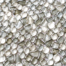 Gray 12x12 Glossy Multi-shaped Glass Mosaic Tile (5 pack, 4.83 sq ft/case)