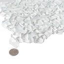 White 11x11 Glossy Matte Multi-shaped Glass Mosaic Tile (5 pack, 4.36 sq ft/case) - Sample