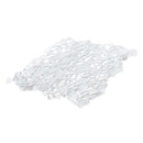 White 11x11 Glossy Matte Multi-shaped Glass Mosaic Tile (5 pack, 4.36 sq ft/case) - Sample
