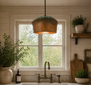 Handcrafted Copper Pendant Light | 8.5" | Farmhouse Kitchen Pendant by The Lamp Goods