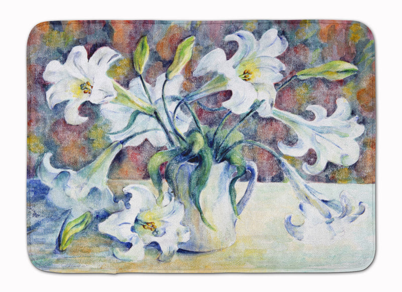 Easter Lillies Machine Washable Memory Foam Mat GFGO0014RUG