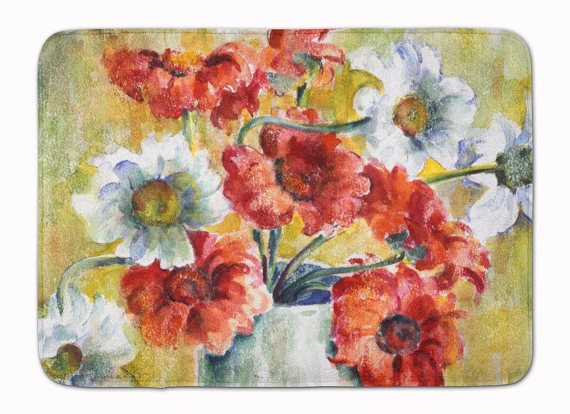 Flowers by Fiona Goldbacher Machine Washable Memory Foam Mat GFGO0028RUG