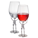 Stemmed Skeleton Wine Glass | Set of 2 | 19oz