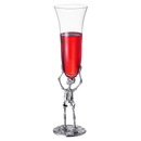 Skeleton Champagne Flute Glass | Single | 7.5oz