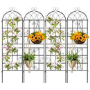 4 Pack 71" x 20" Metal Garden Trellis for Outdoor Climbing Plants by LJGDeals