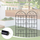 4 Pack 71" x 20" Metal Garden Trellis for Outdoor Climbing Plants by LJGDeals