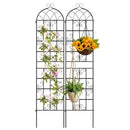 2 Pack 86" x 20" Metal Garden Trellis for Outdoor Climbing Plants by LJGDeals