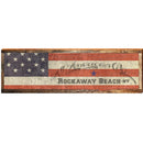 All American City Rockaway Beach NY | Wall Art Print on Real Wood