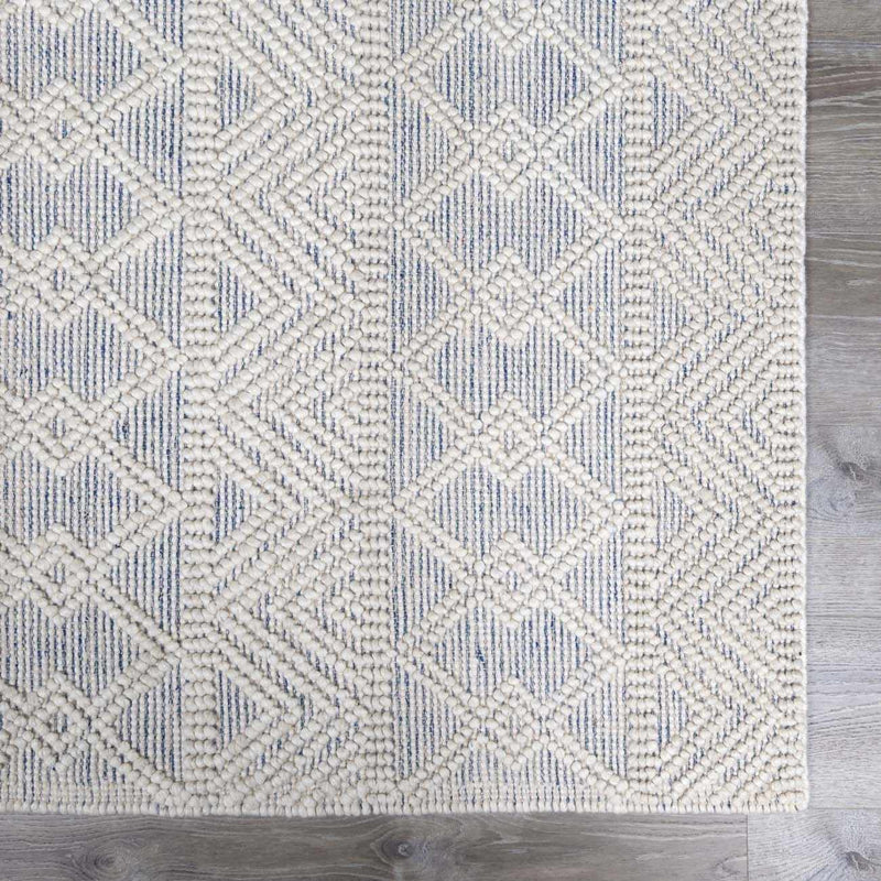 Ginter Handmade Beige Wool Rug - Clearance