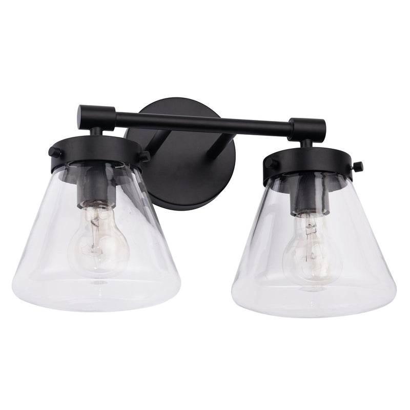 Gleam Modern Farmhouse 2-Light Vanity Light