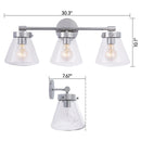 Gleam Modern 3-Light Dimmable Vanity Light