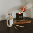 White Tip Safety Matches - 60 Count, 3.75" by Sweet Water Decor