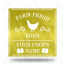 Farm Fresh Eggs Monogram
