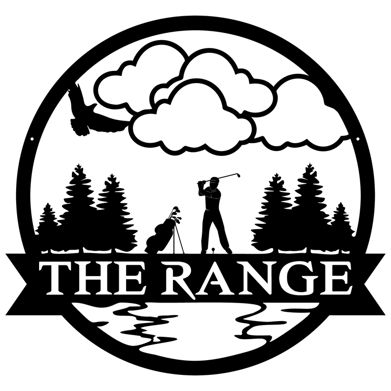 GOLFER OUTDOOR MONOGRAM