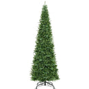 12 Feet Tall Prelit Hinged Artificial Christmas Tree with 2517 PVC PE Branch Tips by LJGDeals