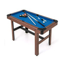 48 Inch Pool Wooden Game Table with Full Set of Ballsfor Kids and Adults by LJGDeals