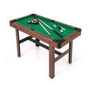 48 Inch Pool Wooden Game Table with Full Set of Ballsfor Kids and Adults by LJGDeals