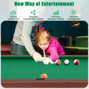 48 Inch Pool Wooden Game Table with Full Set of Ballsfor Kids and Adults by LJGDeals