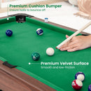48 Inch Pool Wooden Game Table with Full Set of Ballsfor Kids and Adults