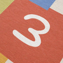 Colorful Hopscotch Washable Kids Rug