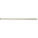 Pearl White 0.5x12 Glossy Glass Pencil Tile Trim (10 pack, 0.5 sq ft/case)