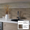 Brown 12x12 Glossy Brick Glass Mosaic Tile (5 pack, 4.83 sq ft/case)