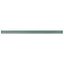 Tiffany Blue 0.6x12 Glossy Glass Pencil Tile Trim (10 pack, 0.5 sq ft/case)