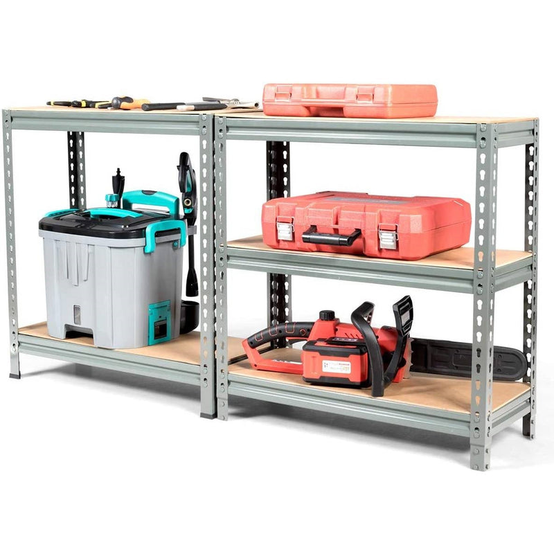 Heavy Duty 60 inch Adjustable 5-Shelf Metal Storage Rack in Gray, photo 2 of 4