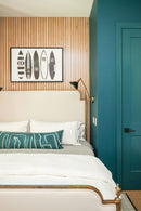 Graffito Pillow Cover in Teal Pearl, Kelly Wearstler Textiles