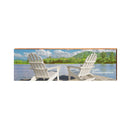 Lake Winnipesaukee | Wall Art Print on Real Wood
