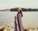 Grey Baja Mexican Diamond Yoga Blanket