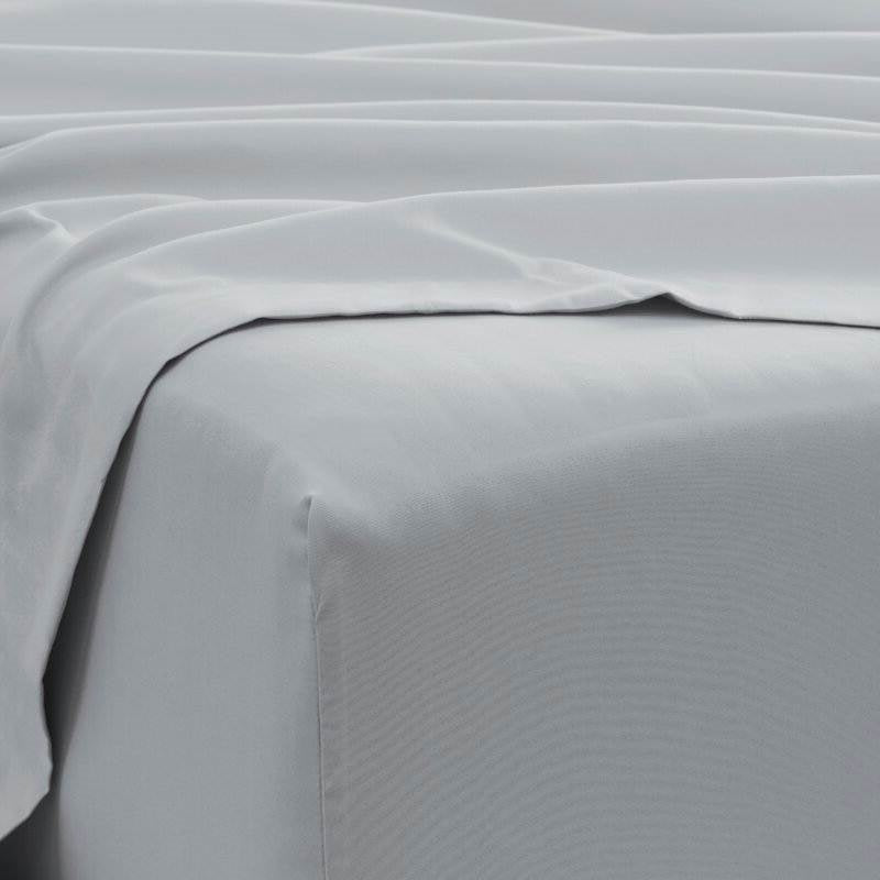 Full size Grey 6 Piece Wrinkle Resistant Microfiber Polyester Sheet Set, photo 4 of 4