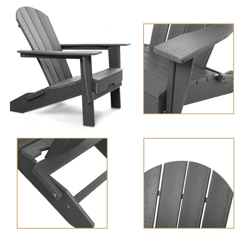 Heritage Folding Adirondack Chair by ResinTEAK