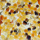 Light Honey Glossy Gloss Glass Mosaic