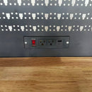 100" Rolling Tool Chest Workstation with Bench Top & Side Cabinets