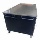 Large Steel 71x39" Garage Island Workbench – Stainless Steel Top by GTools USA