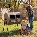 Compost Tumbler 37.5 Gallon Large Outdoor Compost Bin