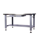 59 inch Large Heavy Duty Machine Teardown Table with Drain Hole