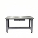 59 inch Large Heavy Duty Machine Teardown Table with Drain Hole