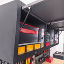 Overhead Pro 72" Rolling Tool Chest | 79" Tall | 24" Deep | 14 Drawers | Overheads | Pegboard & Power Strip by GTools USA