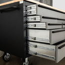 Overhead Pro 72" Rolling Tool Chest | 79" Tall | 24" Deep | 14 Drawers | Overheads | Pegboard & Power Strip