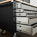Overhead Pro 72" Rolling Tool Chest | 79" Tall | 24" Deep | 14 Drawers | Overheads | Pegboard & Power Strip by GTools USA