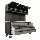 Overhead Pro 72" Rolling Tool Chest | 79" Tall | 24" Deep | 14 Drawers | Overheads | Pegboard & Power Strip